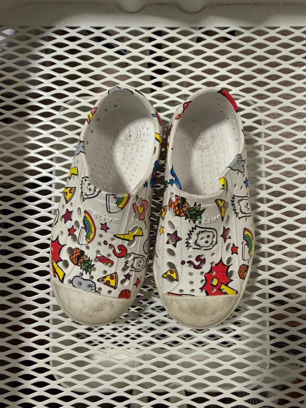 Native graphic print shoes